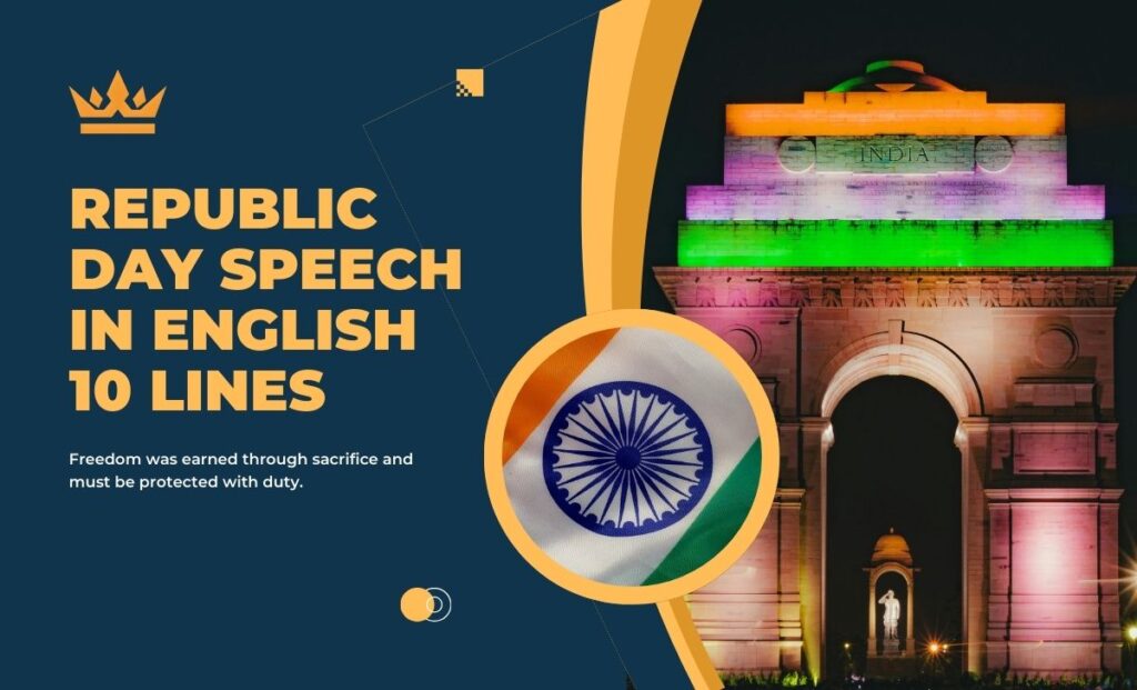 Republic Day Speech in English 10 Lines