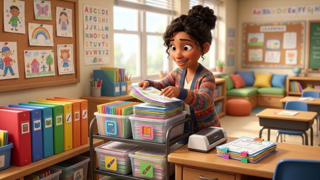 How to Organize Printable Worksheets for the Classroom