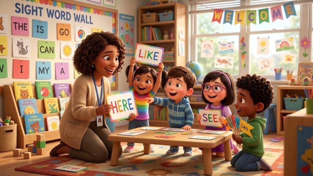How to Teach Sight Words to Kindergarteners